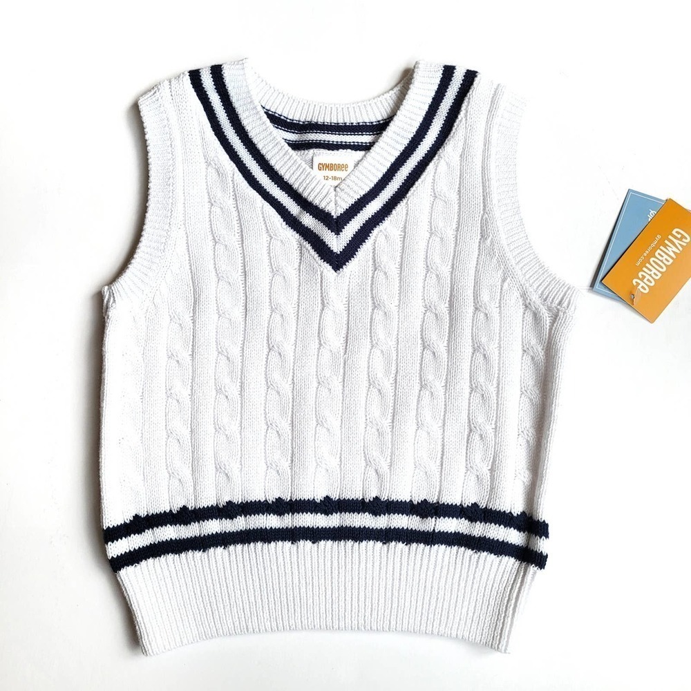 Gymboree 12-18 Months NWT Vest Holiday Spring Easter White